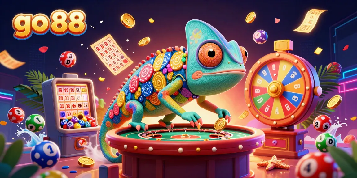 Engage with go 88 and experience vibrant casino action through a dynamic 3D illustration.