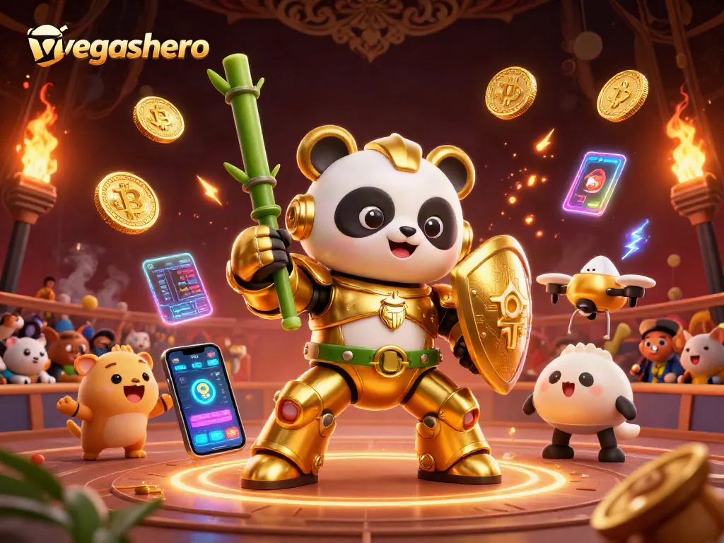 Engage with thrilling gameplay at vegashero, featuring vibrant casino action in a dynamic 3D illustration.