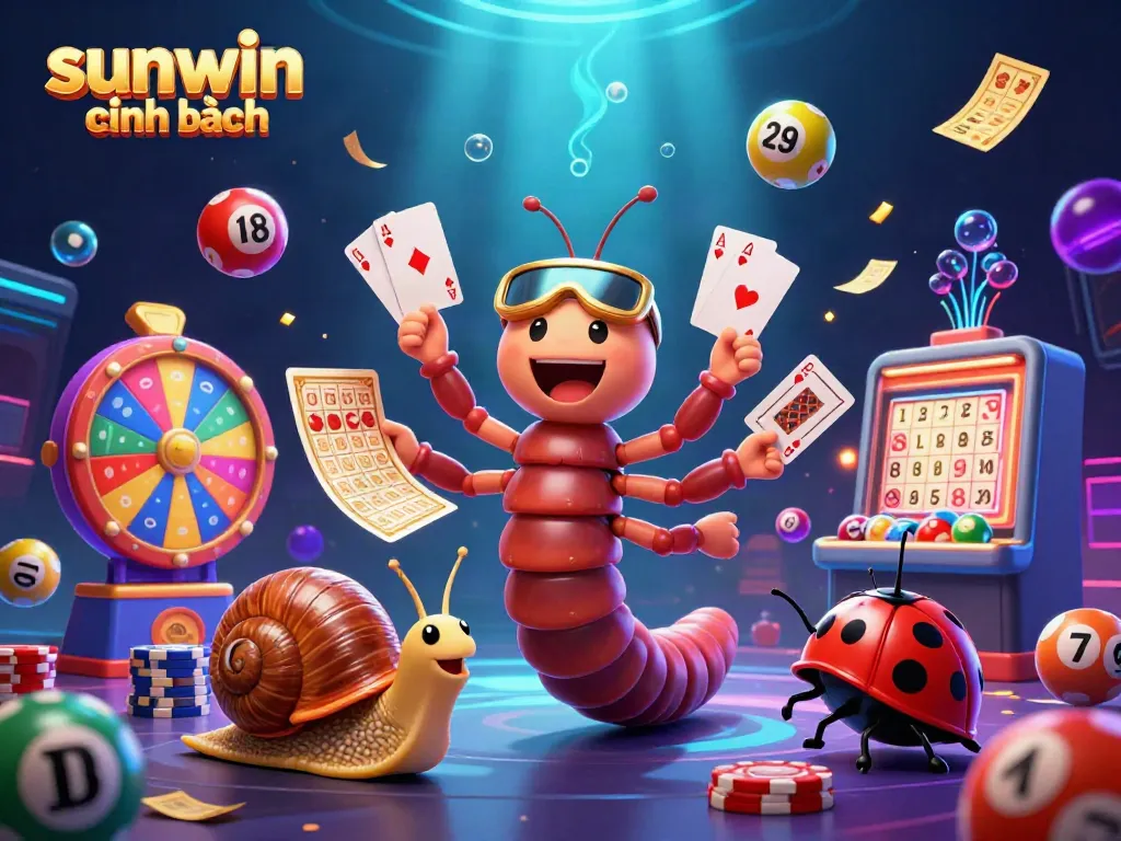 Experience interactive gaming at sunwin chính hãng with vibrant casino elements and characters in a dynamic scene.